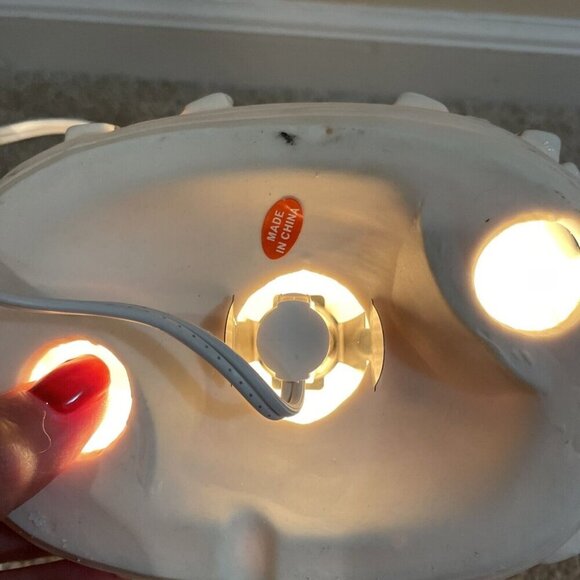 Noah’s Ark with Santa Accent Light Ivory Porcelain Holiday Christmas 8" JCPenney - Picture 16 of 16